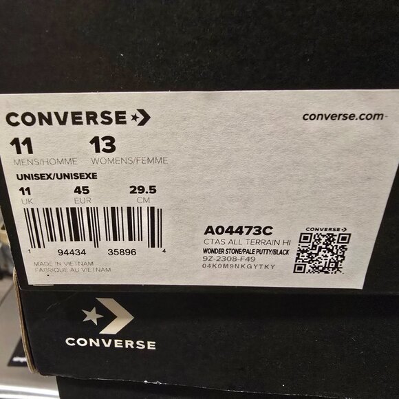 Converse Chuck Taylor All Star All Terrain High Top Mens Size 11 A04473C NEW - Picture 10 of 14